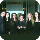 Gilbride at Trump Plaza with author Mary Higgins Clark
