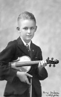 Ron with violin