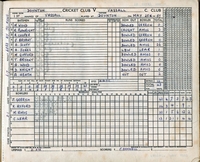 1957 - First Game Vassall