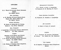 Vassall cricket 1973 - officials