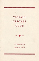 Vassall cricket 1976 - fixtures
