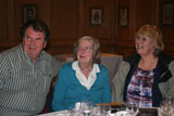 John Barry fans with June Lloyd-Jones (John's sister)